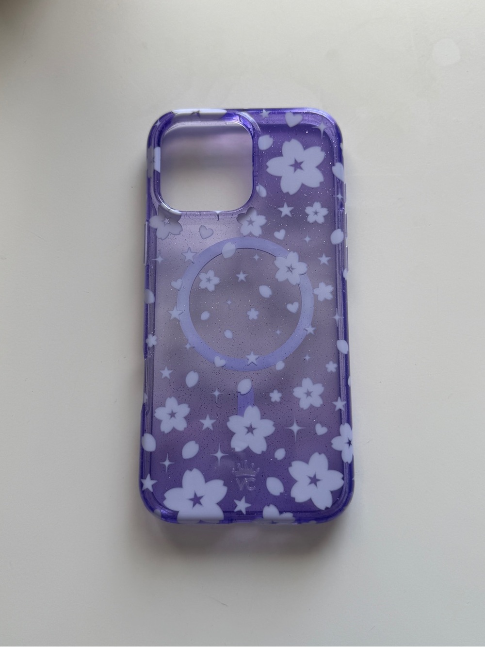 Velvet Caviar Purple Floral MagSafe Phone Case